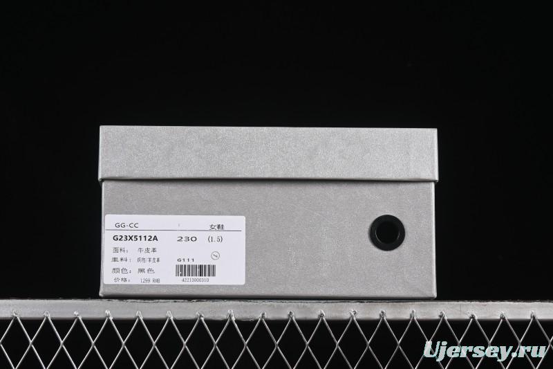 GG-CC Platform Loafers Casual Shoes with Thick Sole - G23X5112A