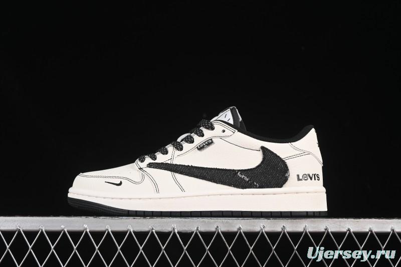 Levis x Jordan 1 Low AJ1 Cultural Casual Skate Shoes - LE2436-135