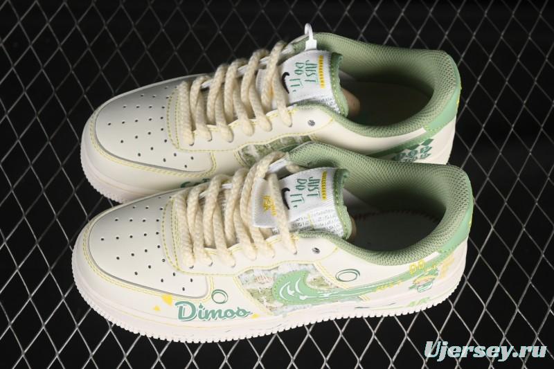Nike Air Force 1'07 Low Bubble Mart Dimoo Casual Sneakers - FJ7740-110