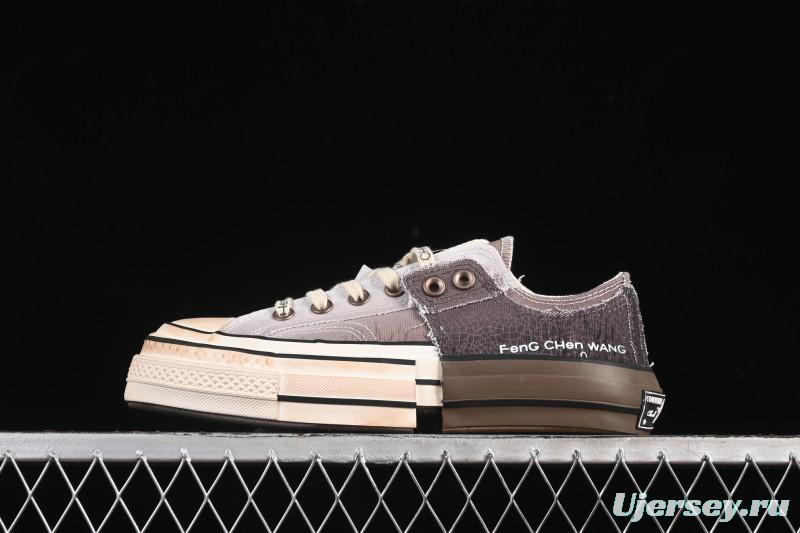 Converse Chuck 70 Low Feng Chen Wang Collaboration Deconstructed Canvas Sneakers - A15741C
