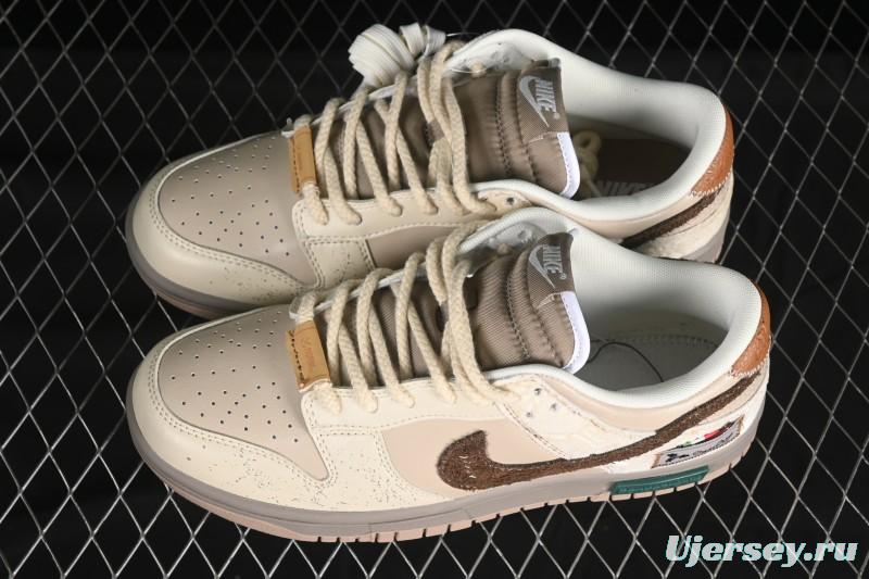 Nike Dunk Low Panda Prank Winter Dream Fantasy Low-Top Casual Skate Shoes - HQ1175-240