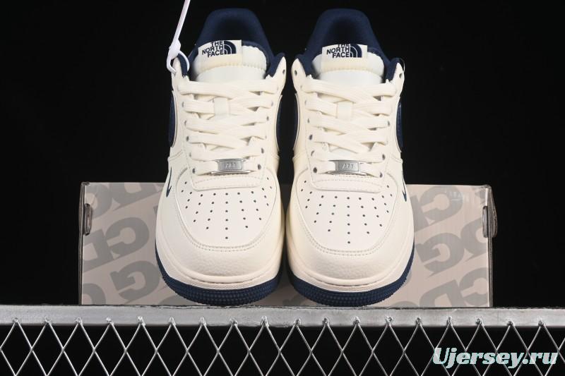 Nike Air Force 1'07 Low North Face Collaboration Dark Blue Sole Casual Sneakers - ZH2598-318