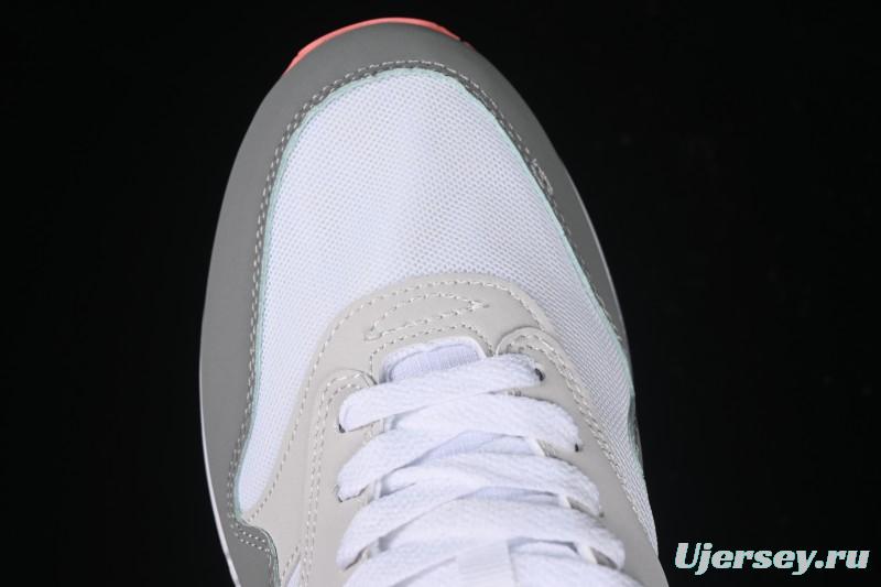Nike Air Max 1 Retro Running Shoes with Half-Sole Air Cushion - 599820-100