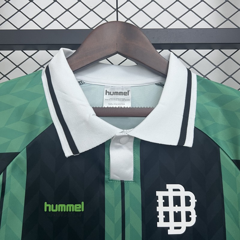 25/26 Real Betis Green with Black Vertical Stripes Jersey
