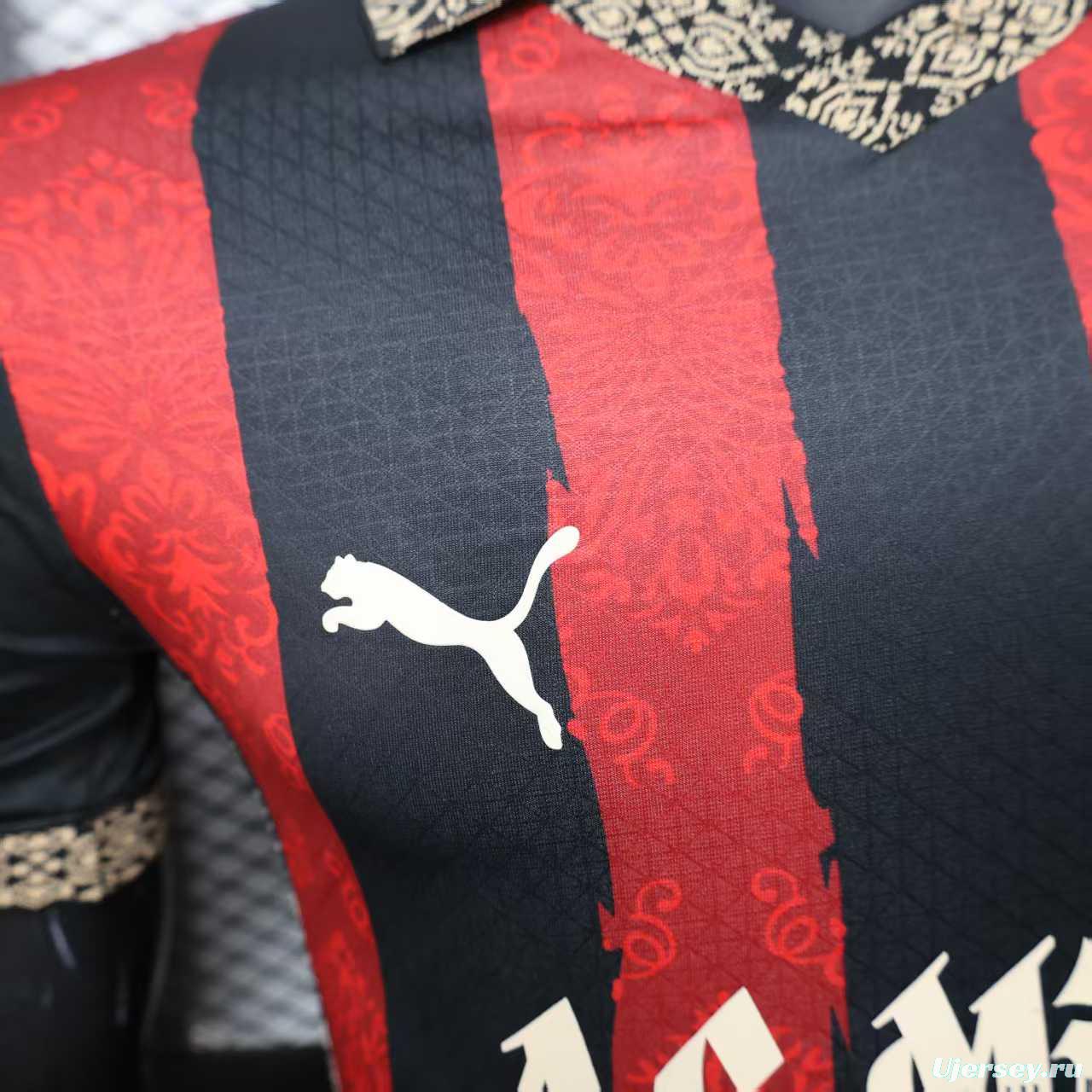 Player Version 25/26 AC Milan Redesigned Home Jersey