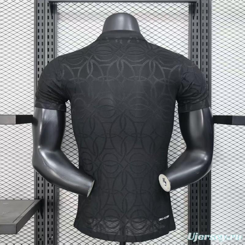 Player Version 25/26 Paris Saint-Germain PSG Black Pre-Match Jersey