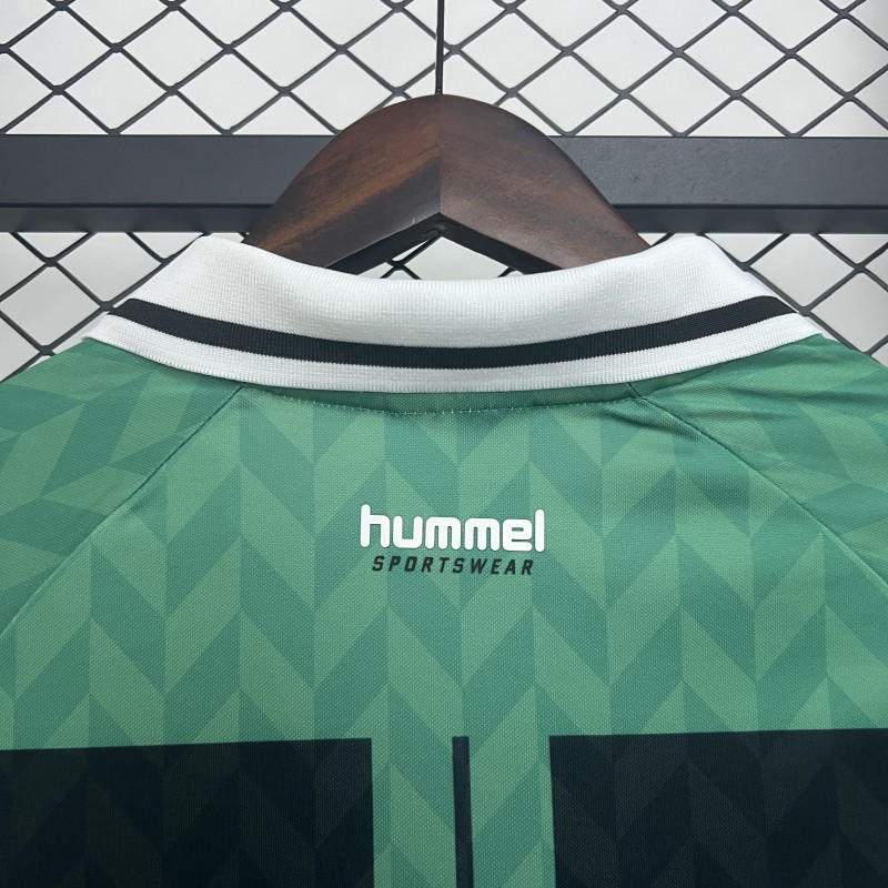 25/26 Real Betis Green with Black Vertical Stripes Jersey