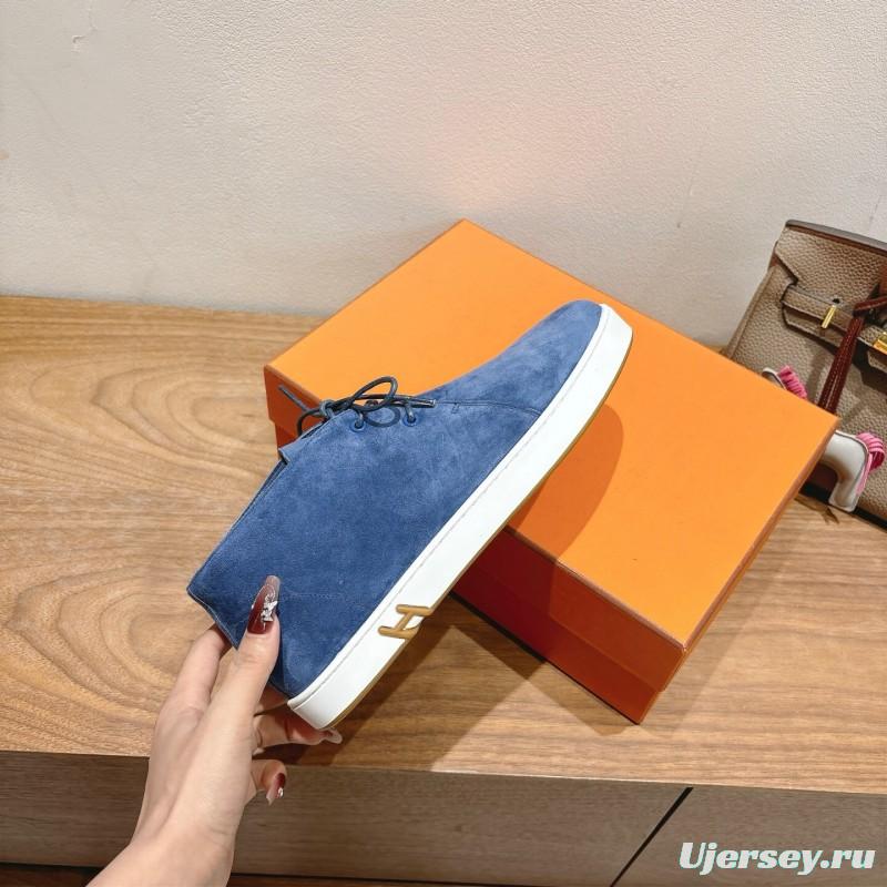 2025 Unisex H Blue Suede Boots AS00380