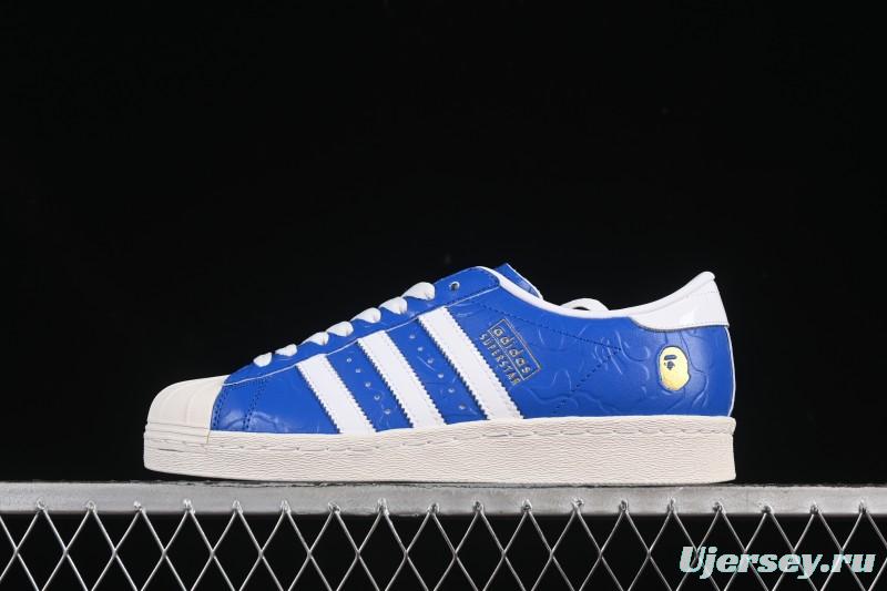 Adidas Bape Superstar Casual Skate Shoes - JR2702