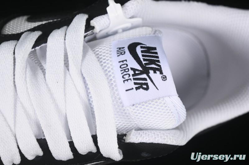 Nike Air Force 1'07 Low Custom Denim Swoosh Casual Sneakers - ZH0316-091