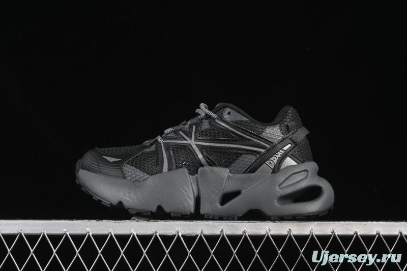 New York Yankees MLB Dome Runner Thick Sole Hollow Out Height Increasing Casual Running Shoes - 3ARND015N50BKS