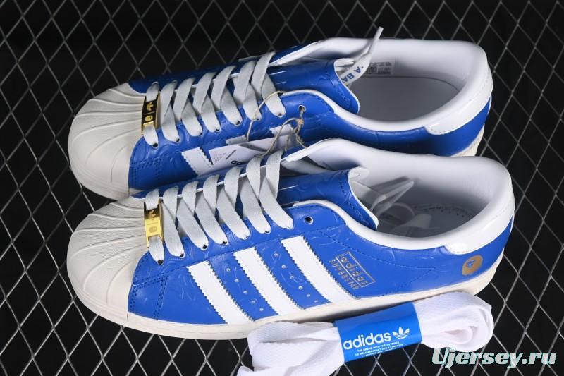 Adidas Bape Superstar Casual Skate Shoes - JR2702