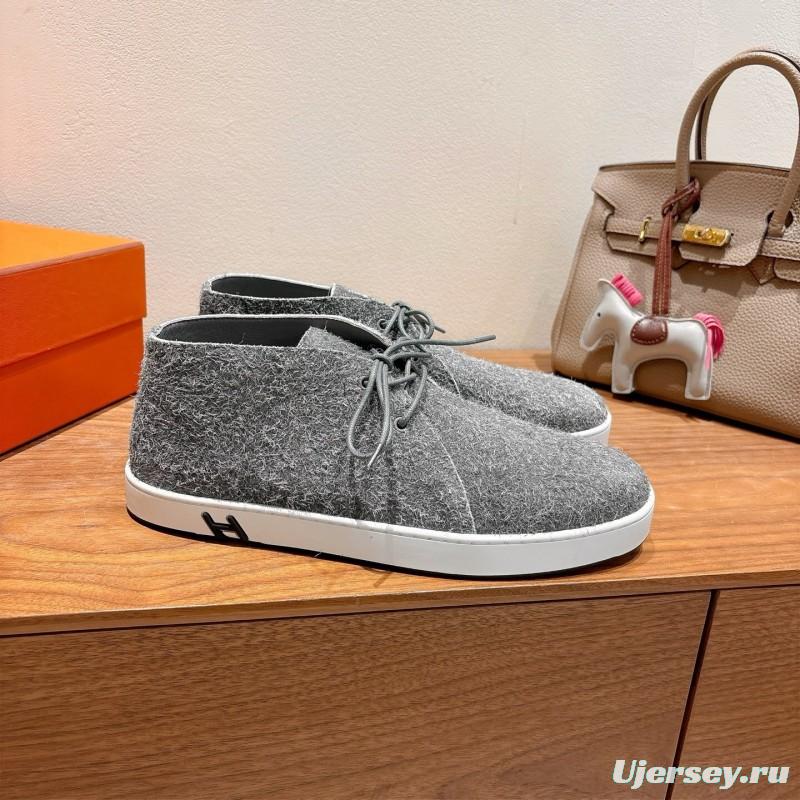 2025 Unisex H Grey Felt Boots AS00380