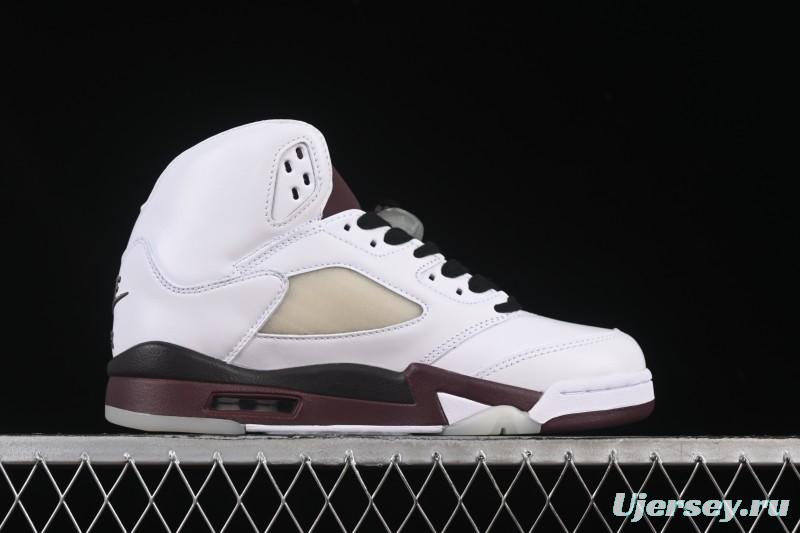 Nike A Ma Maniere x Air Jordan 5 Retro Basketball Shoes with Violet Ore Design - IB1528-100