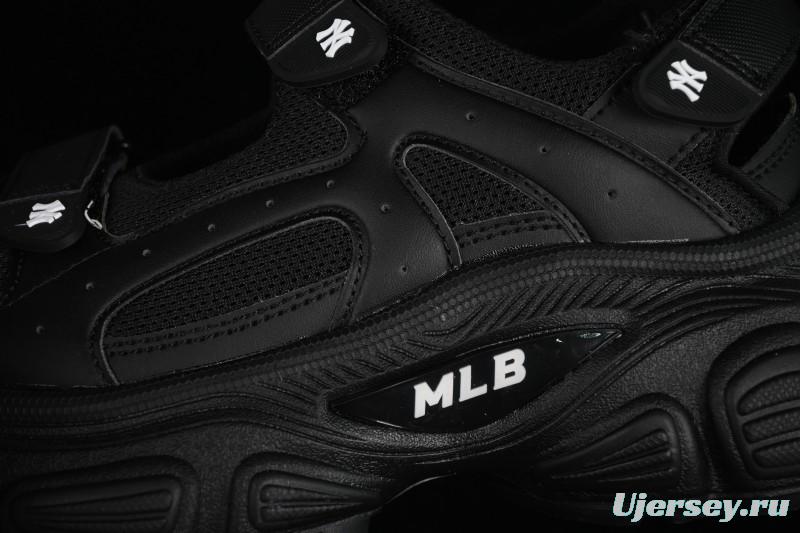 Adidas NY MLB Winner Chunky Mask New York Yankees Height Increase Platform Sandals - 3ASDW015350BKS