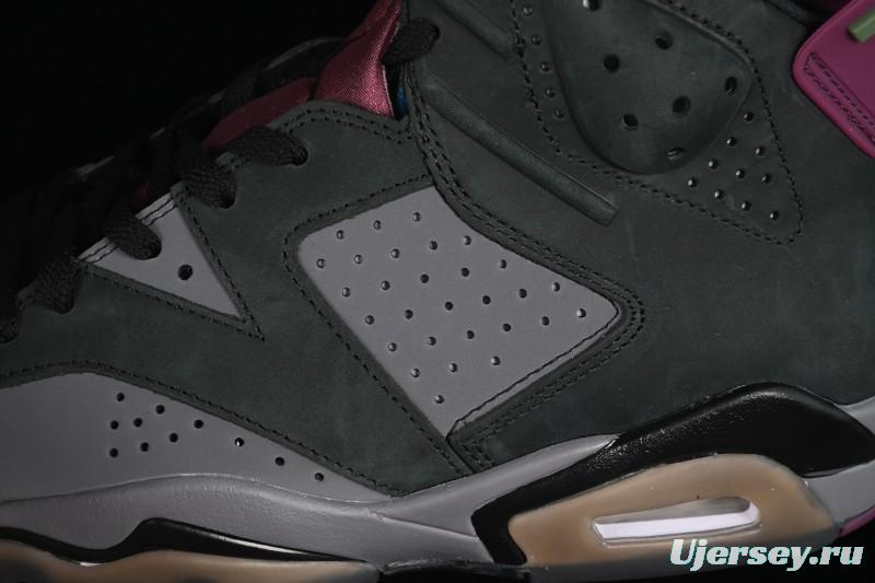 Nike Air Jordan 6 Retro Bordeaux Premium Suede Sneakers - CT8529-063