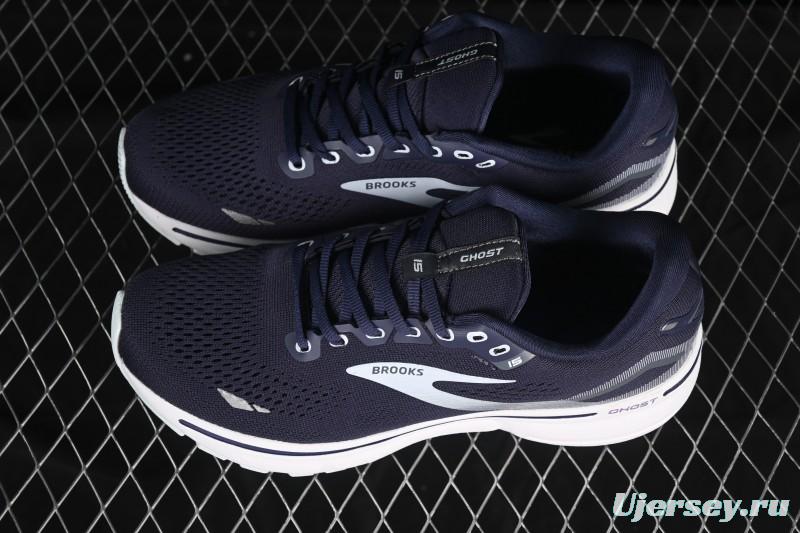 Brooks Ghost 15 Low-Cut Breathable Cushioned Support Casual Running Shoes - 1103931D026