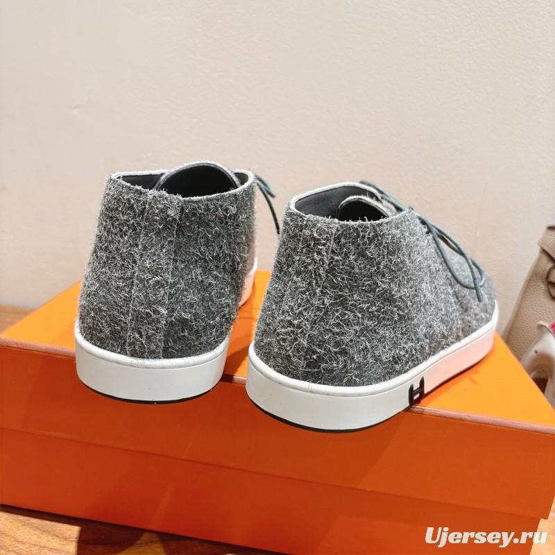 2025 Unisex H Grey Felt Boots AS00380
