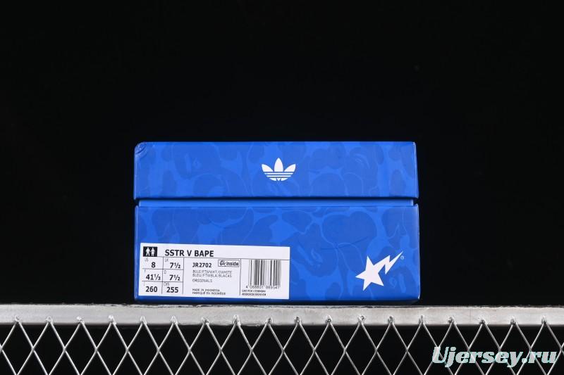 Adidas Bape Superstar Casual Skate Shoes - JR2702