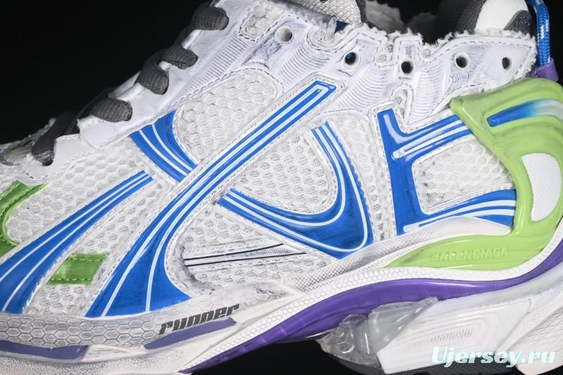 Balenciaga Runner Kith Four Color Retro Casual Shoes - W3RMU9043