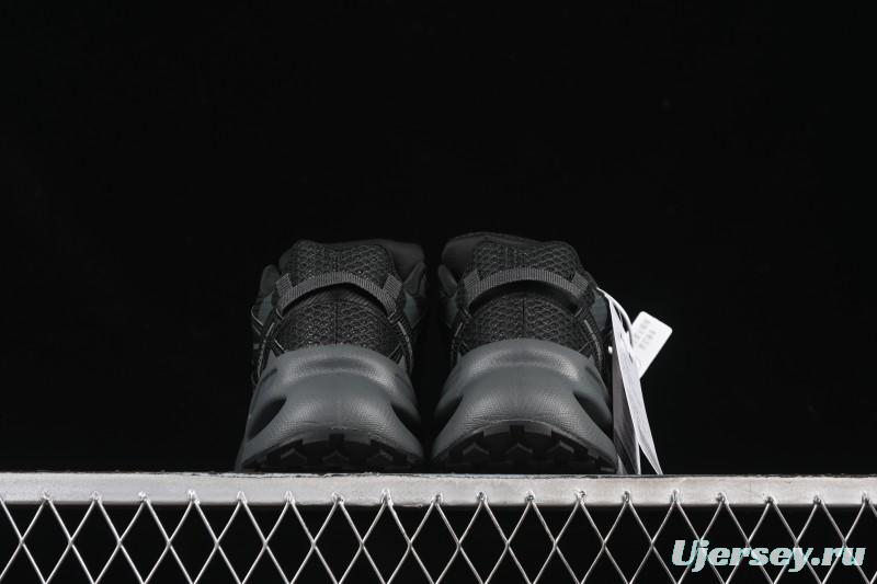 New York Yankees MLB Dome Runner Thick Sole Hollow Out Height Increasing Casual Running Shoes - 3ARND015N50BKS