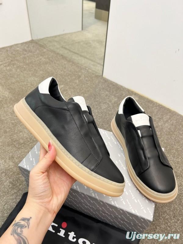 Kiton Men's Four Seasons Classic Casual Slip-On Loafer - AS00320