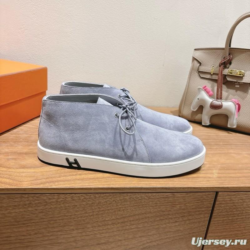 2025 Unisex H Grey Suede Classic Boots AS00380