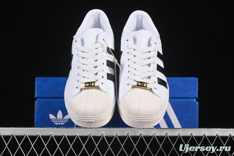 Adidas Bape Superstar Casual Sneakers with Shell Toe Design - JR2701