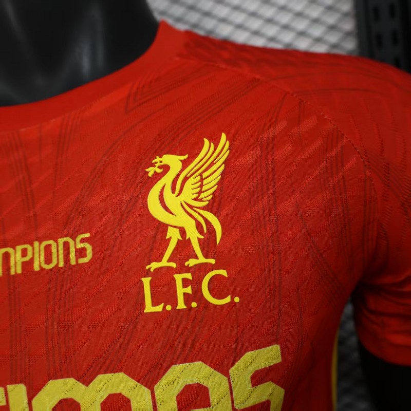 Player Version 25/26 Liverpool 20times Champions Jersey