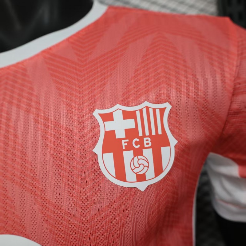 Player Version 25/26 Barcelona Pink with White Trim Jersey