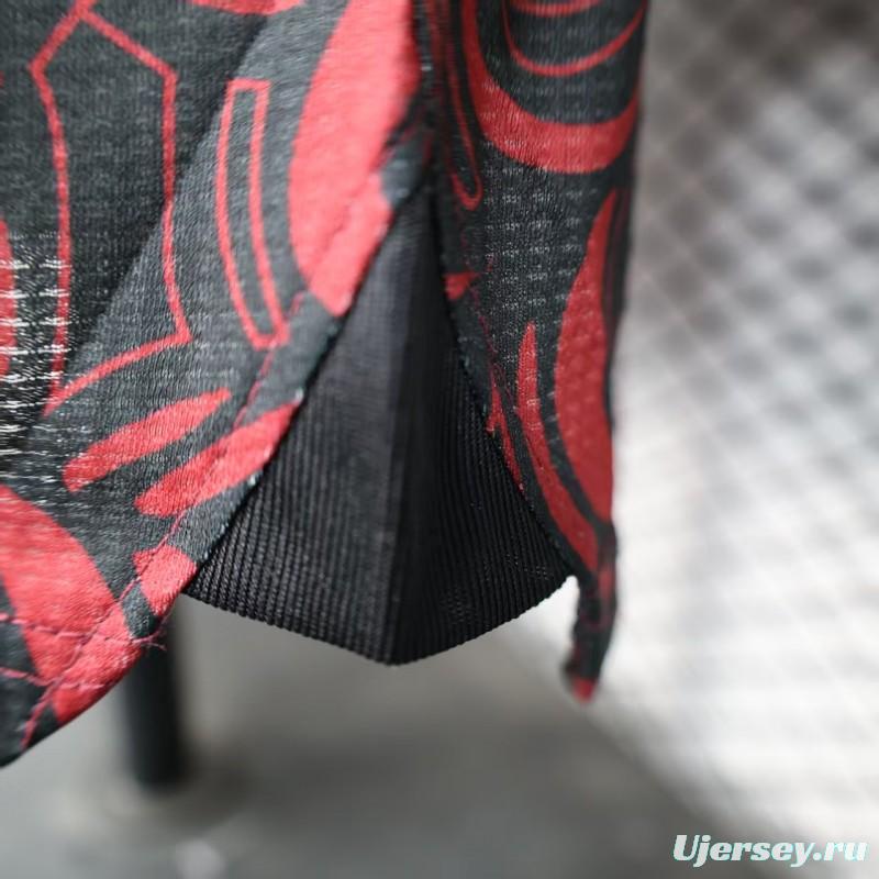 Player Version 25/26 FC Palestine Red with Traditional Floral Pattern Jersey