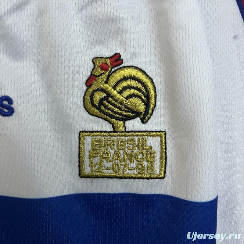 1998 Kids France Away Size 16-28 Jersey
