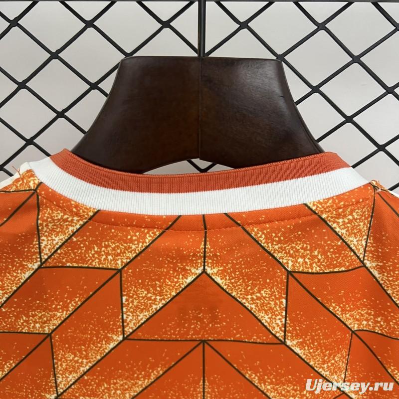 Retro 1988 Kids Netherlands Home Size 16-28 Jersey
