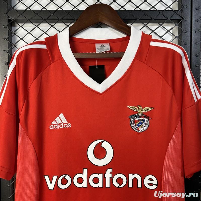 Retro 02/03Benfica Home Jersey