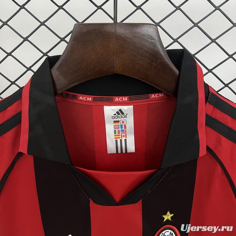 98/99 Kids AC Milan Home Size 16-28 Jersey