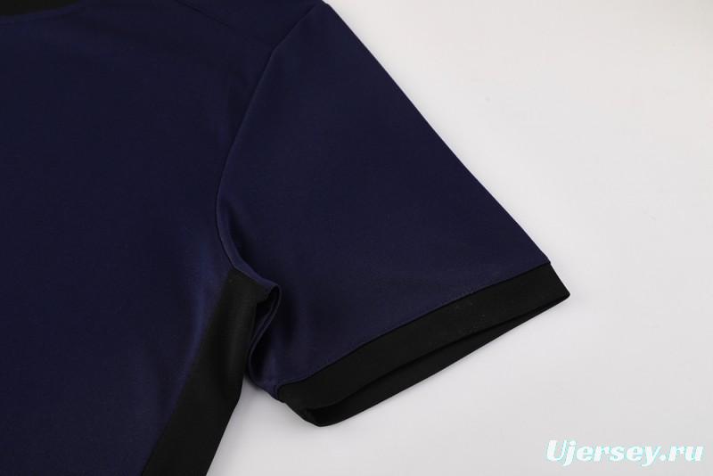 2025 NIKE Navy Short Sleeve Jersey + Shorts