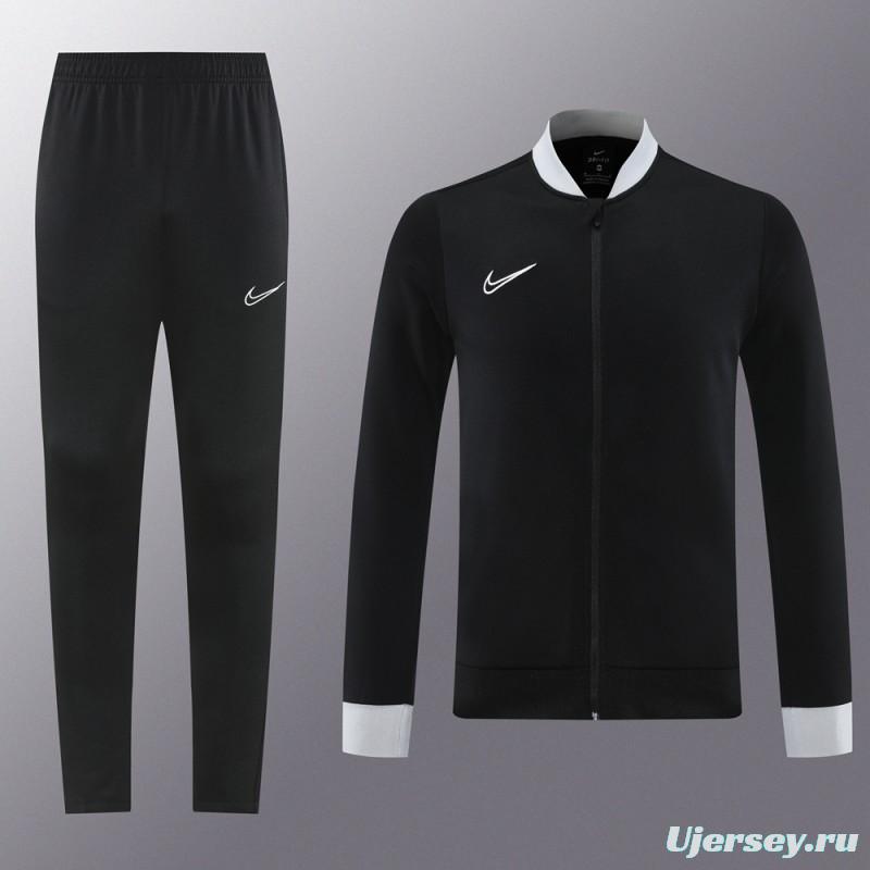 2025 NIKE Black Full Zipper Jacket + Long Pants