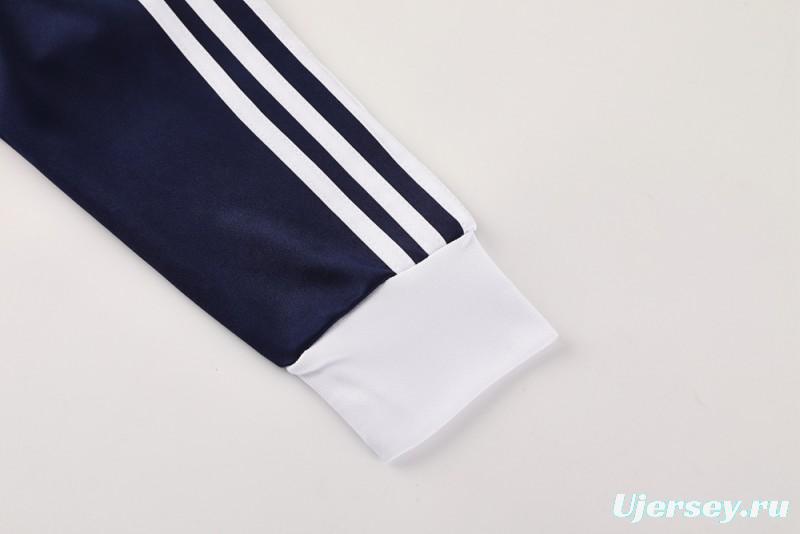 2025 Adidas Originals Long Sleeve T-Shirt Collection - Navy/White/Black with 3-Stripes