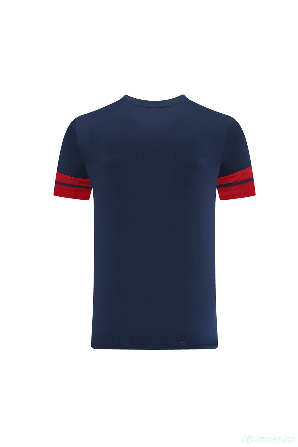 2025 Adidas Black/Red Short Sleeve Jersey+Shorts