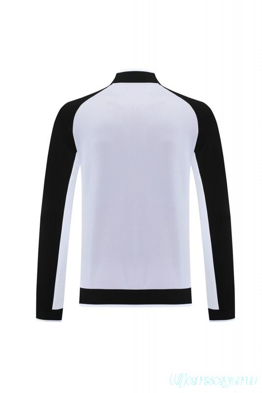 2025 Nike Grey/Black Full Hoodie Zipper Jacket +Long Pants