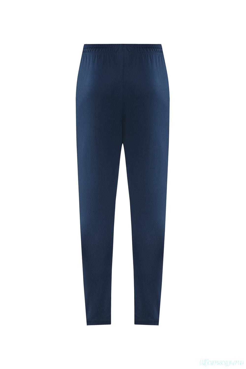 2025 Nike Blue Full Hoodie Zipper Jacket +Long Pants