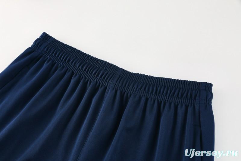 2025 Nike Blue Full Hoodie Zipper Jacket +Long Pants