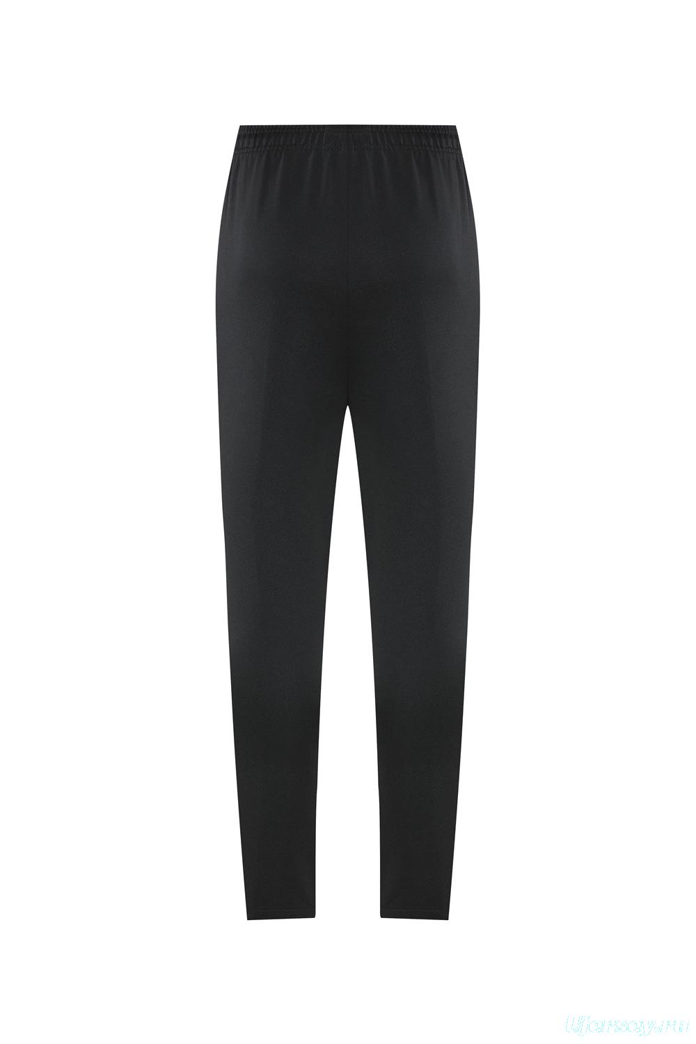 2025 Nike Black/Deep Grey Full Hoodie Zipper Jacket +Long Pants