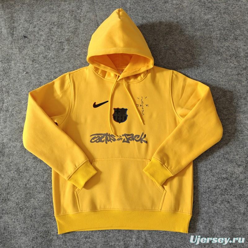 25/26 Barcelona Black Cactus Jack Hoodie -7 Colors