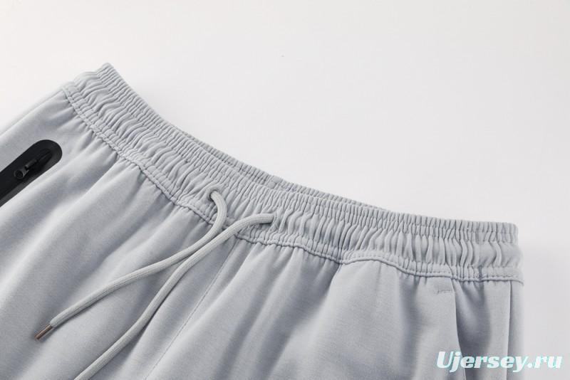 25/26 Barcelona Grey Full Zipper Hoodie Jacket +Long Pants