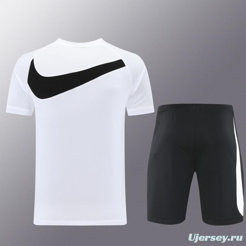25/26 Nike White Short Sleeve Jersey+Shorts
