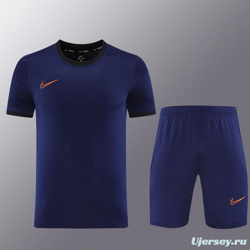 2025 NIKE Navy Short Sleeve Jersey + Shorts