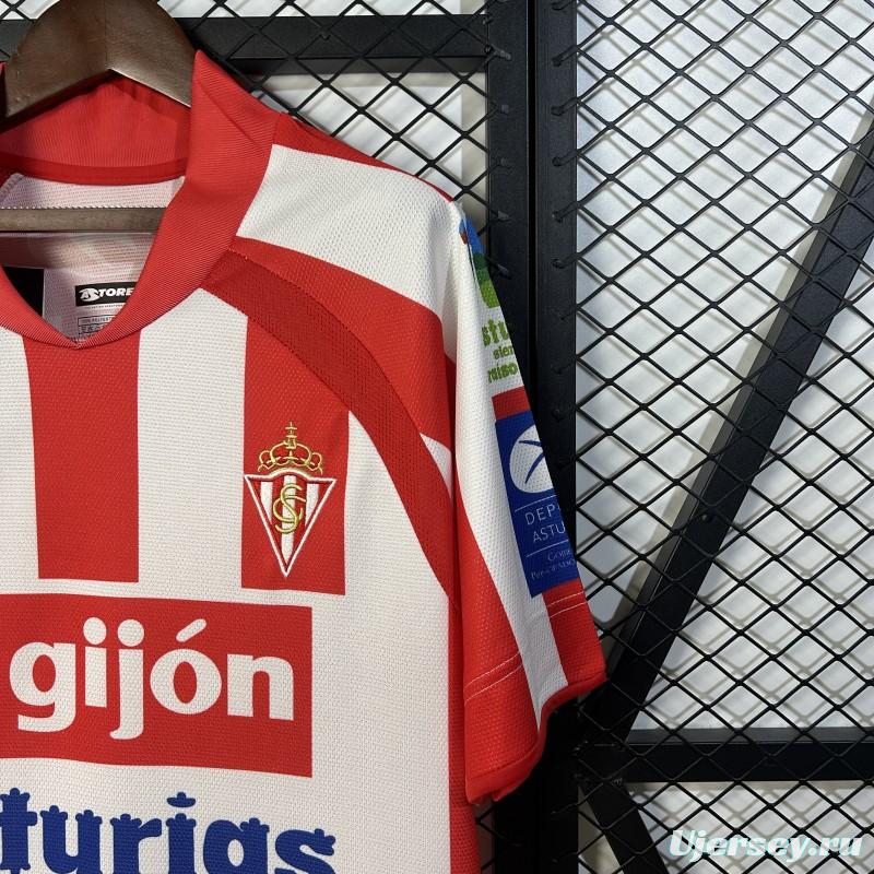 08/09 Retro Sporting Gijon Home Jersey