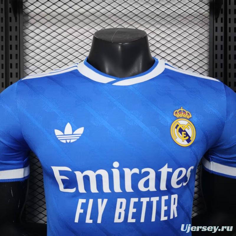 Player Version 25/26 Real Madrid Third Blue Jersey