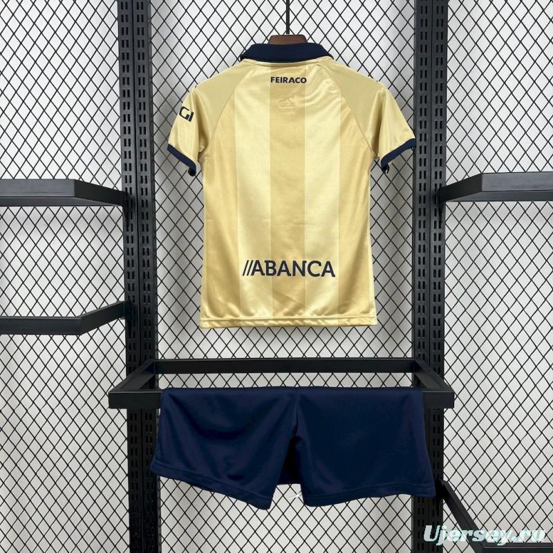 2025/26 KidsDeportivo De La Coruna 25th Anniversary Edition Kit